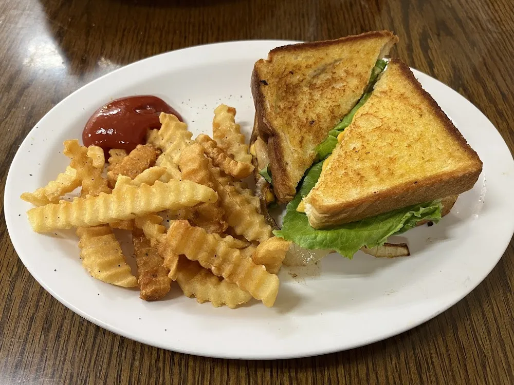 Chicken Patty Melt Sandwich