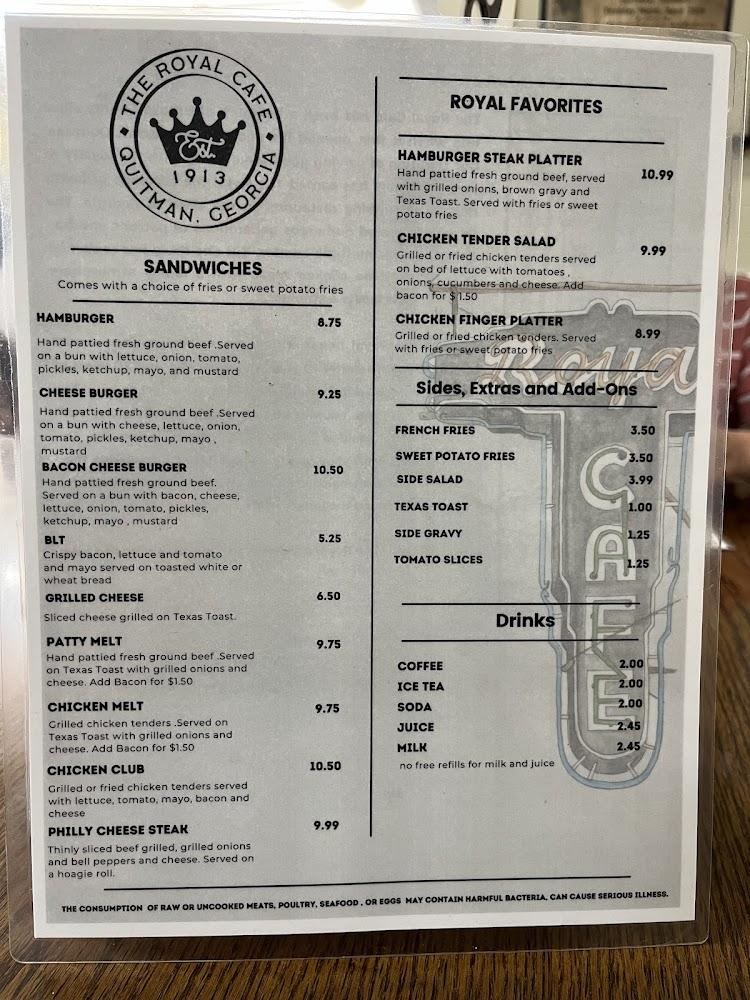 Royal Cafe Hamburger